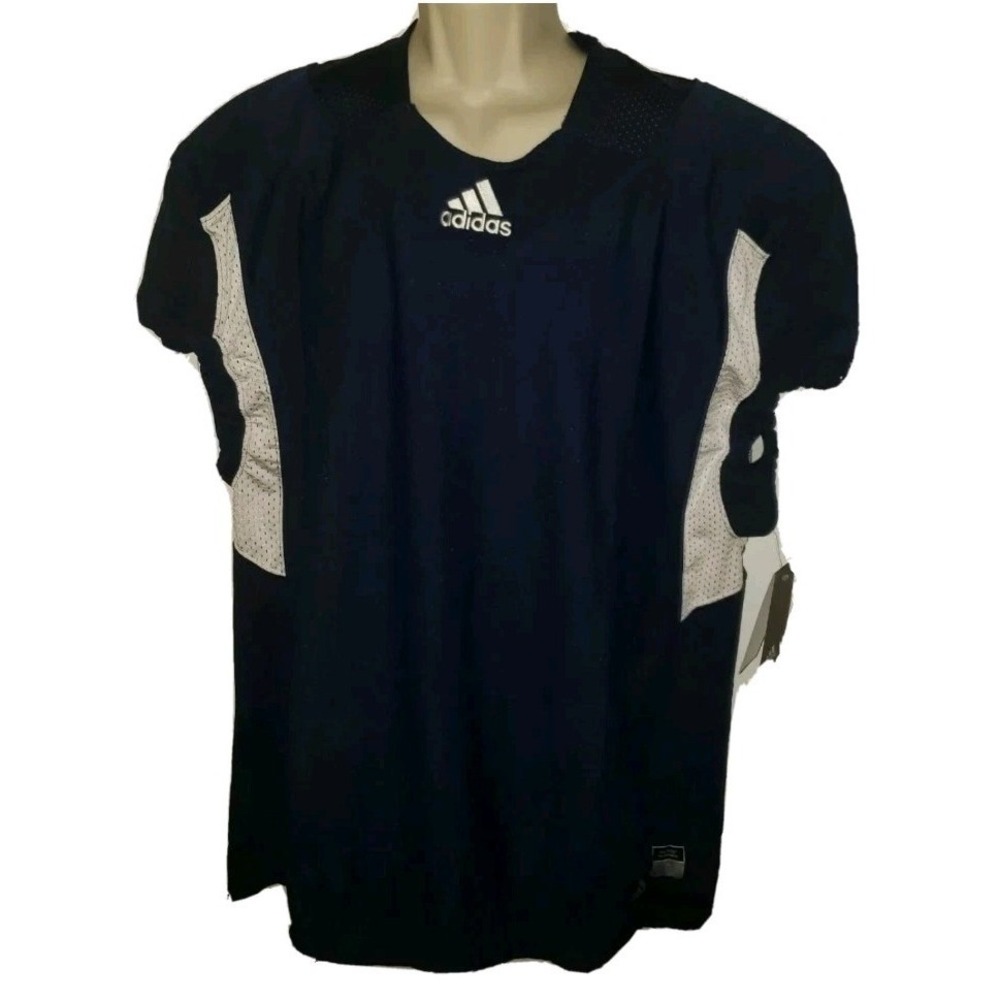 Adidas Techfit‎ Hyped Football Practice Jersey Men's Size 3XL Blue White New $80